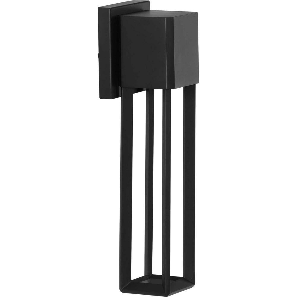 Progress Lighting Z-1090 LED Collection 1-Light Matte Black Modern Outdoor Medium Wall Lantern Light P560137-031-30