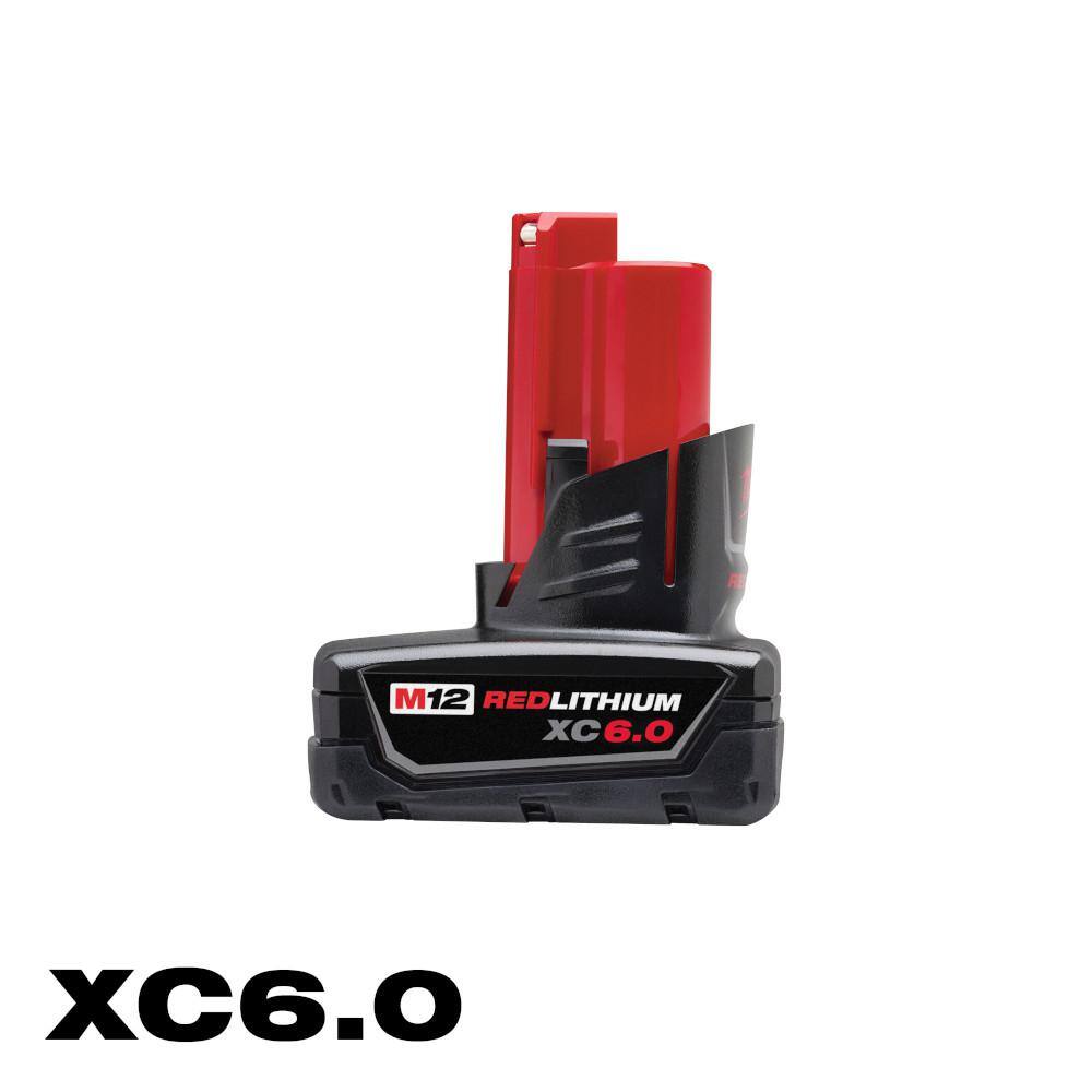 MW M12 12-Volt Lithium-Ion XC Extended Capacity 6.0Ah Battery Pack 48-11-2460