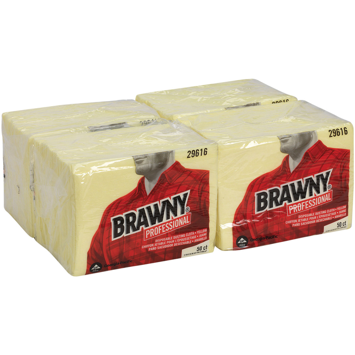 Brawnyandreg; Professional Disposable Dusting Cloths by GP Pro by Georgia Pacific Corp. GPC29616CT