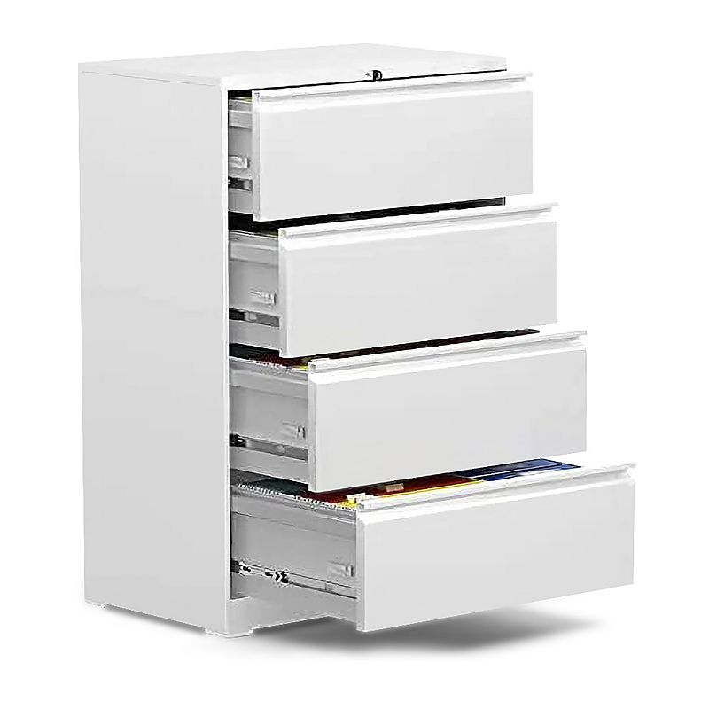 AOBABO 4 Drawer Lateral File Cabinet w/ Lock for Letter/Legal Size Paper