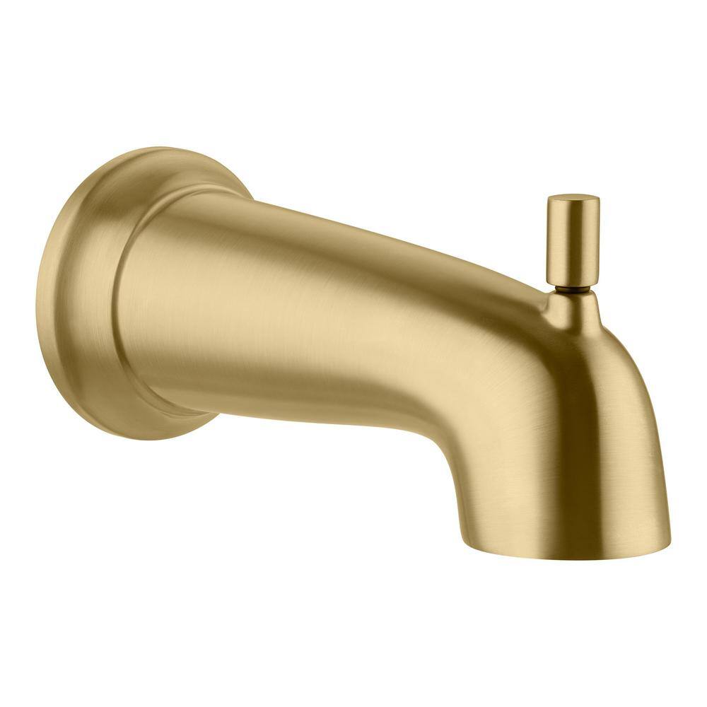 Glacier Bay Dorind Single-Handle 1-Spray Tub and Shower Faucet in Matte Gold (Valve Included) HD873X-5D4405