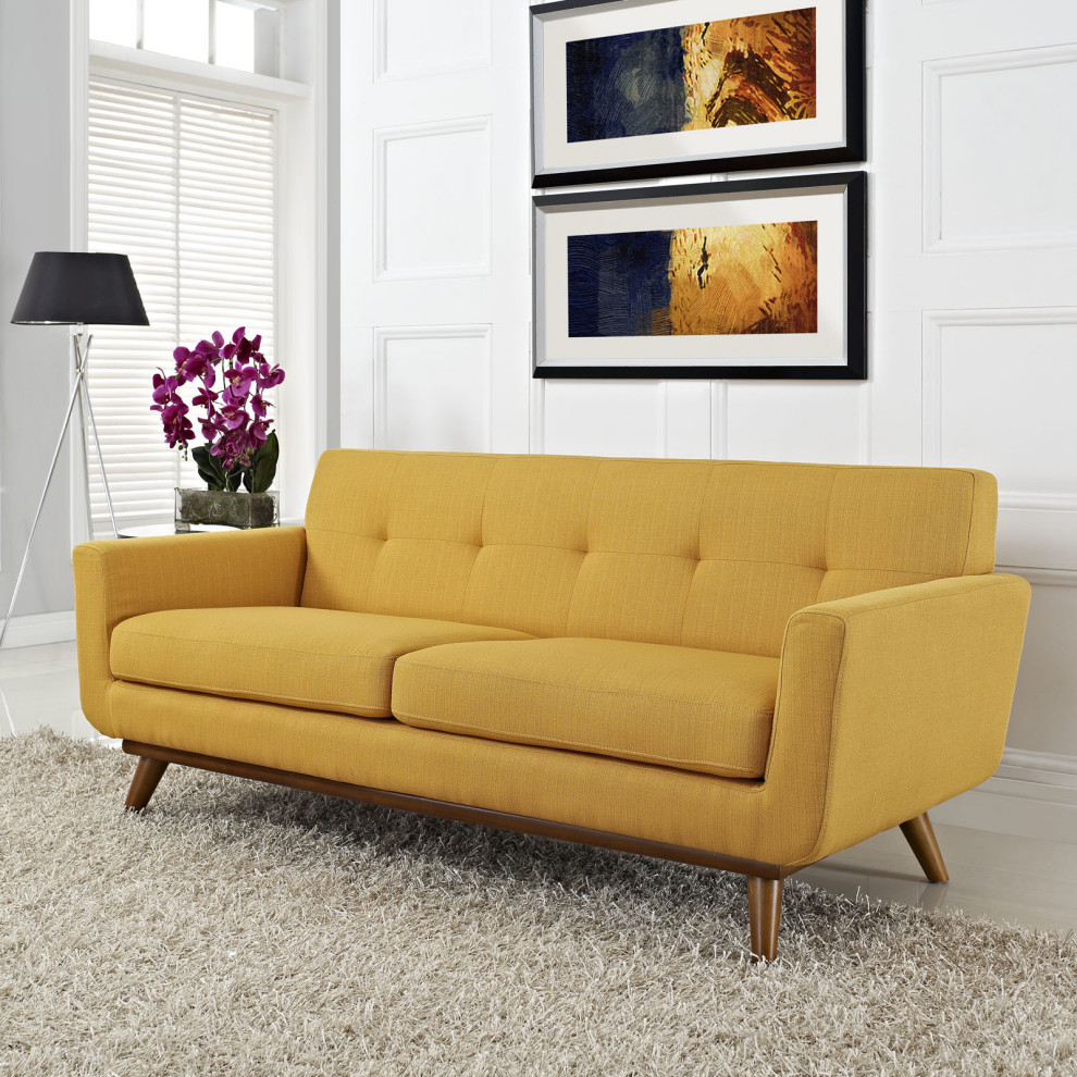 Jayden Loveseat   Midcentury   Loveseats   by HedgeApple  Houzz