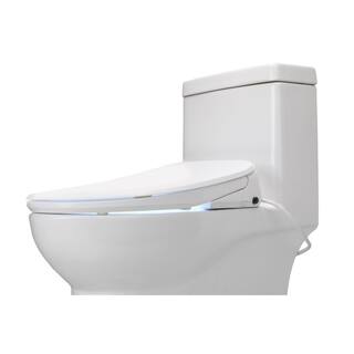 Alpha Bidet UX Pearl Electric Bidet Seat for Elongated Toilets in. White UX-EW