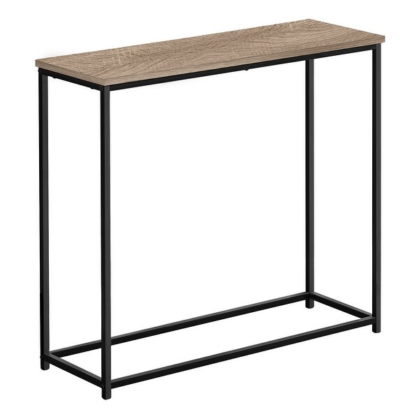 Accent Table， Console， Entryway， Narrow， Sofa， Living Room， Bedroom， Metal， Laminate， Contemporary， Modern