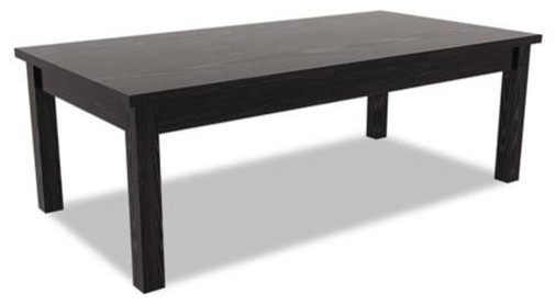 Alera Valencia Series Occasional Table  Rectangle  47 1/4 quotX20 quotX16 3/8 quot  Black   Transitional   Coffee Tables   by BuilderDepot  Inc.  Houzz