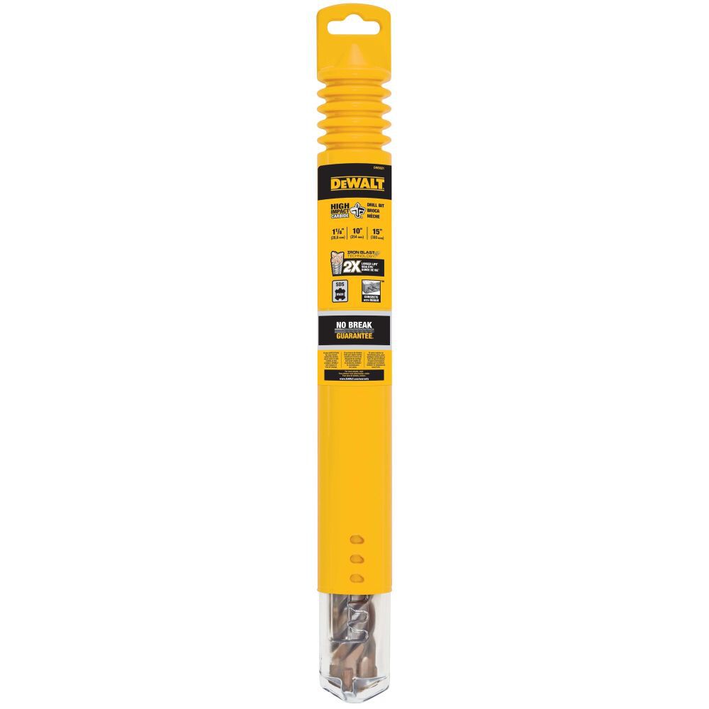 DEWALT ELITE SERIES SDS MAX Masonry Drill Bits 1 1/8