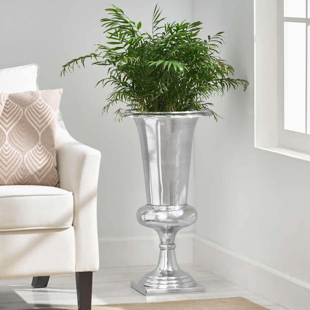 edonia Indoor Aluminum Handcrafted Planter by Christopher Knight Home