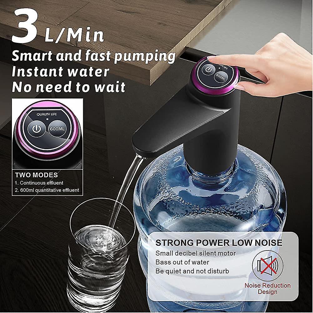 Bottled Water Dispenser - Usb Charging Drinking Water Pump Portable Electric