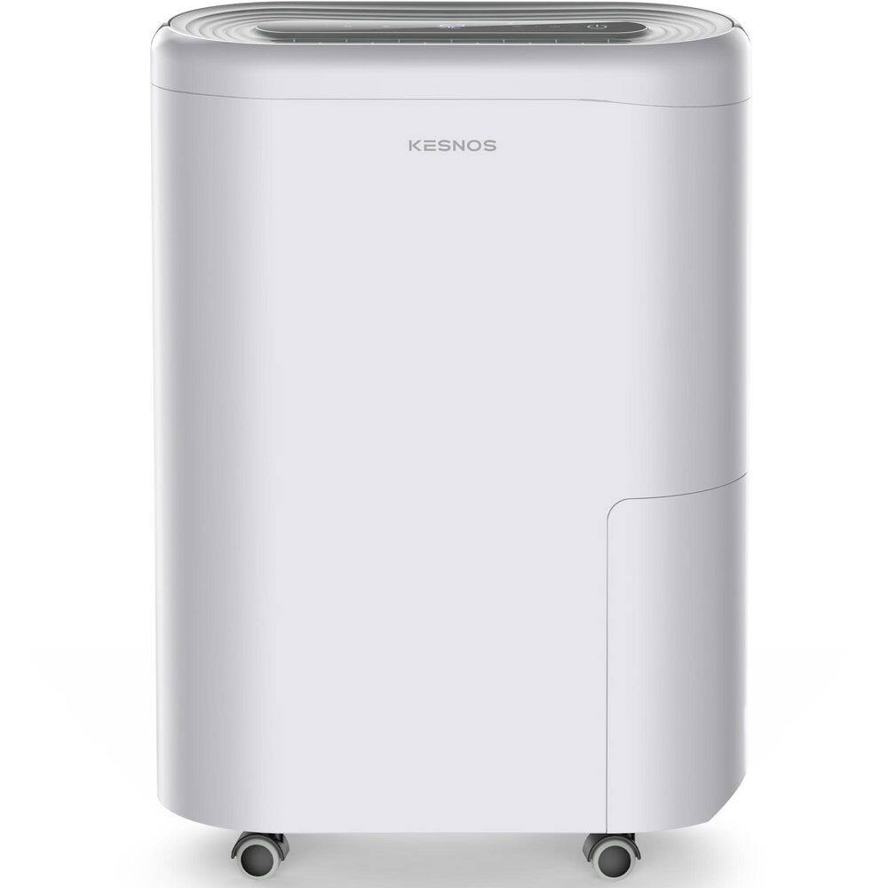 Kesnos 60-Pint . Portable Home Dehumidifier For 4500 Sq. Ft. with Drain Hose and Water Tank Timer with Wheels HDCX-PD220B