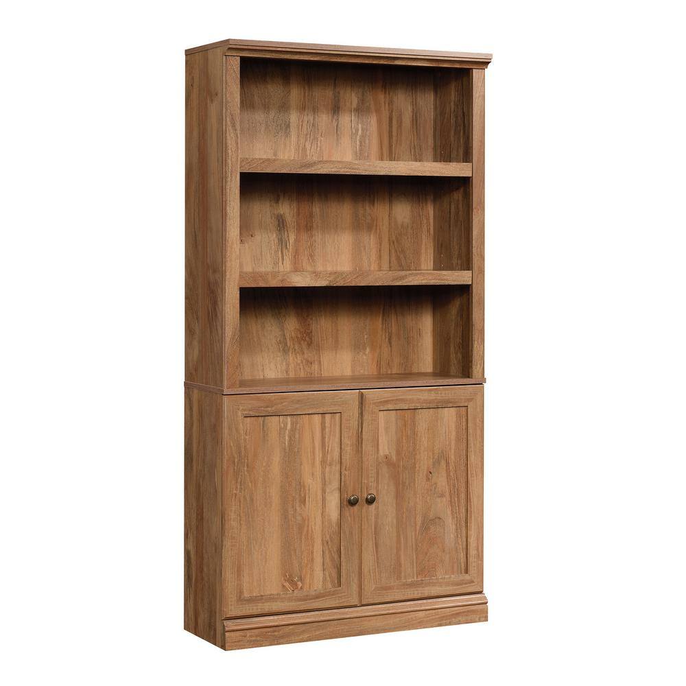 SAUDER Sindoori Mango 5-Shelf Bookcase with Doors 426414