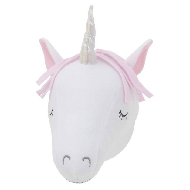 Little Love By Nojo Plush Head Nursery Wall D cor Unicorn