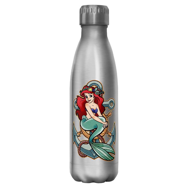 Little Mermaid Anchor Stainless Steel Water Bottle