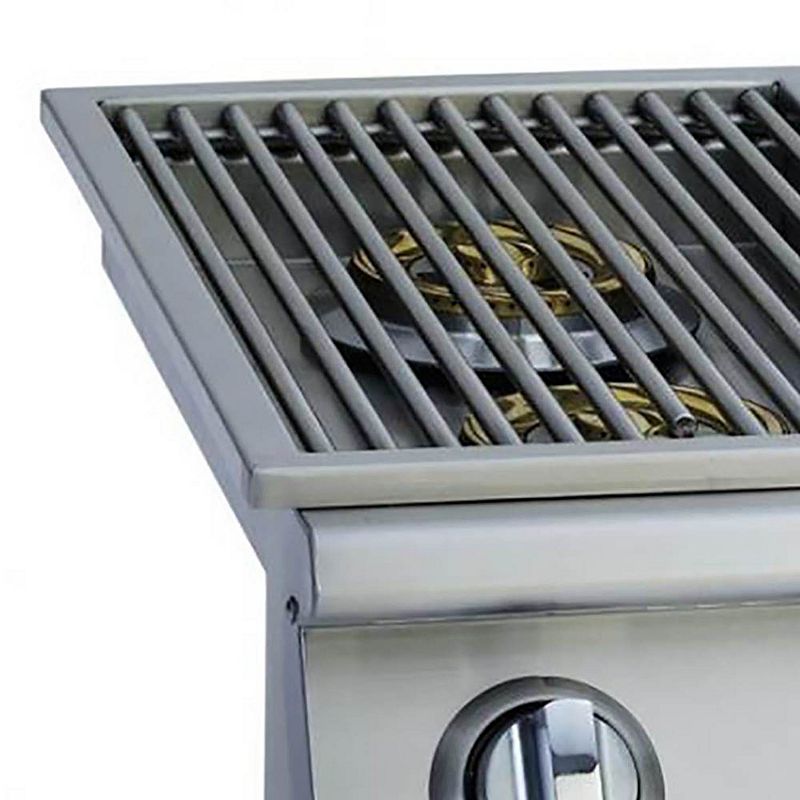 Bull Outdoor Products Stainless Steel 22，000 BTUs Slide-In Double Side Burner