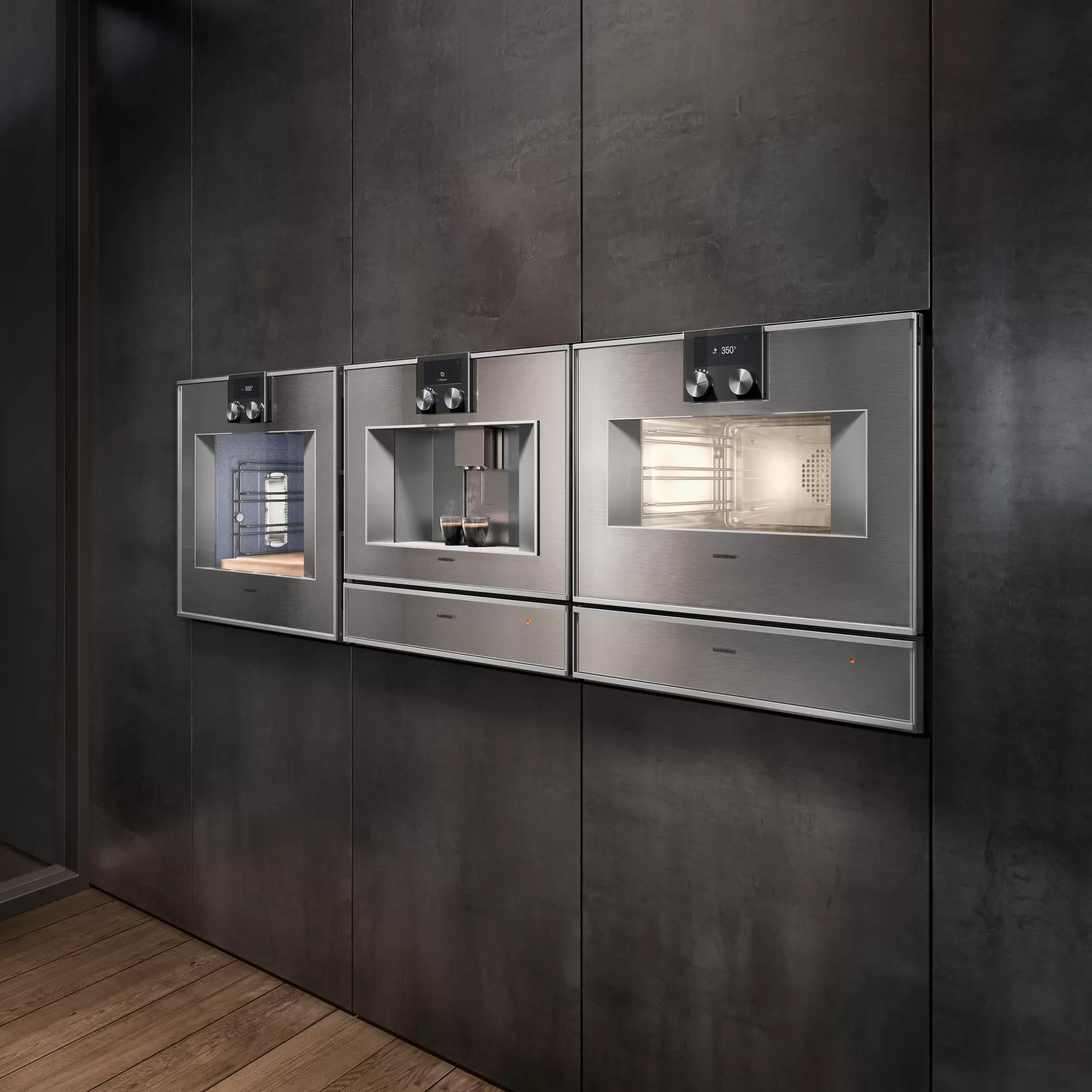 Gaggenau 24-inch, 2.1 cu.ft. Built-in Single Wall Oven with Steam Convection BS471612