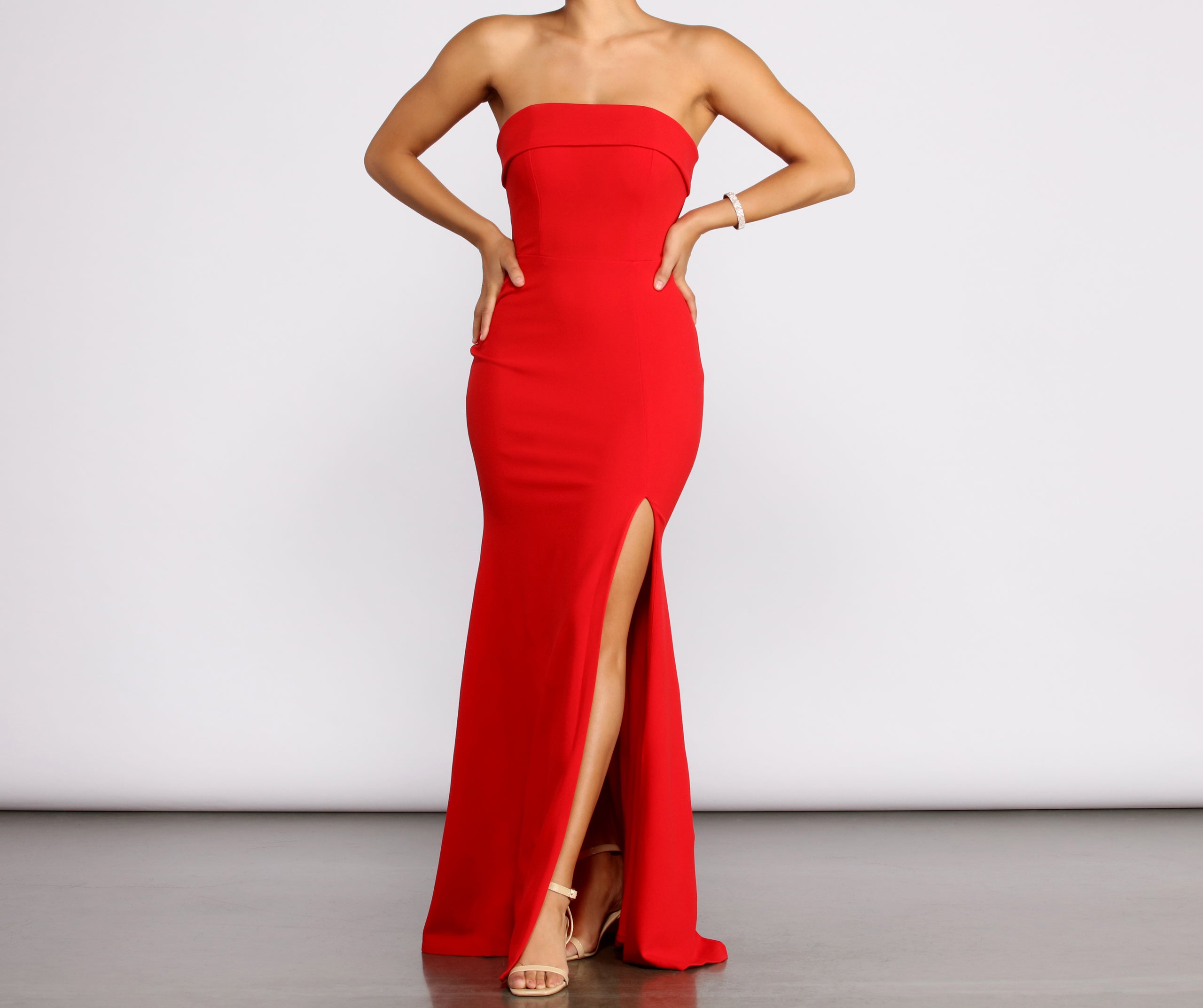 Lana Formal High Slit Dress