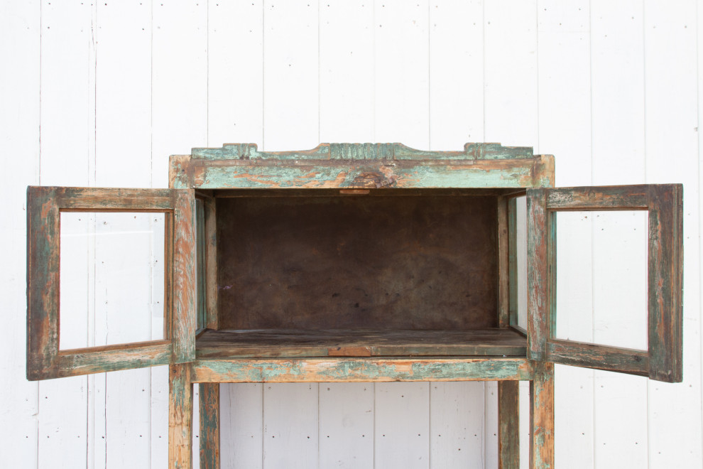 Antique Farmhouse Painted Bookcase   Farmhouse   Bookcases   by De cor  Houzz