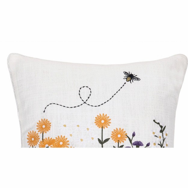 C amp f Home Bumble Bee Garden Pillow