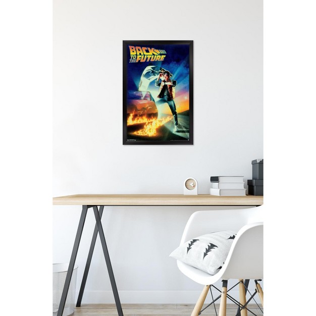 Trends International Back To The Future One Sheet Framed Wall Poster Prints