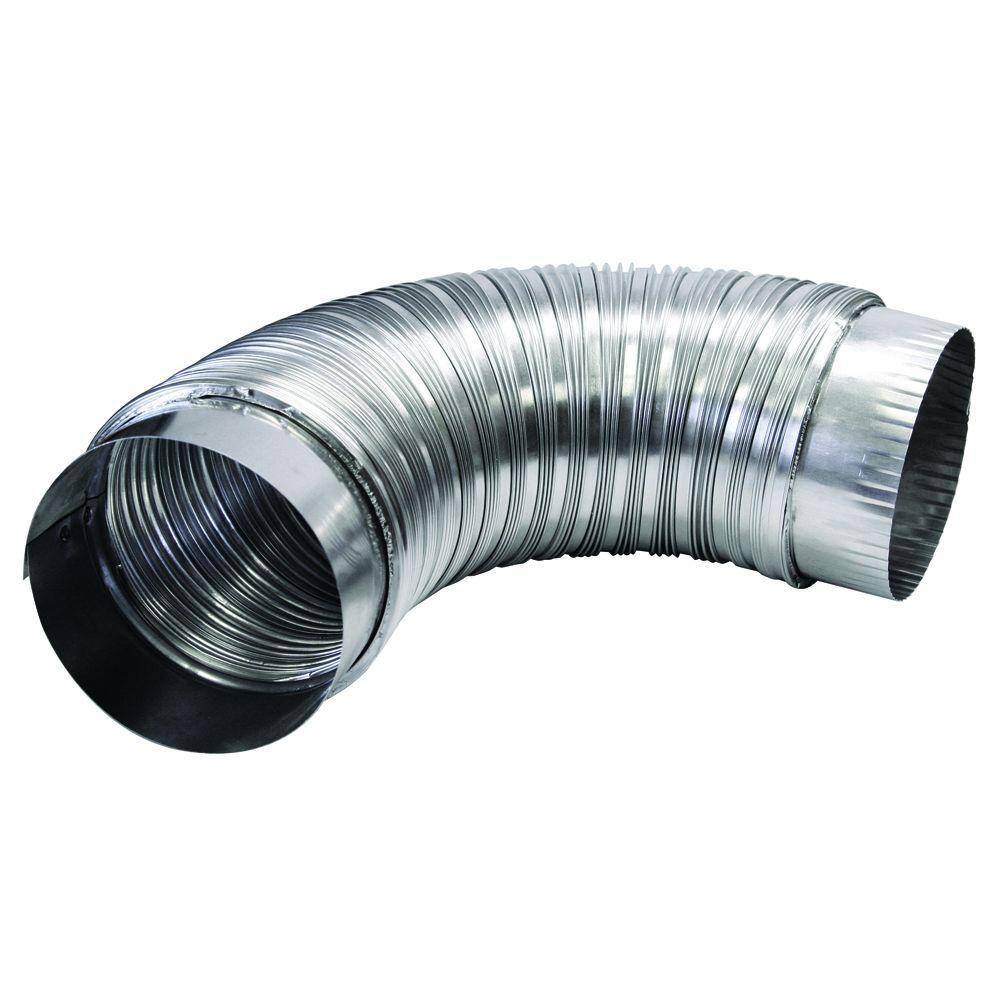 Everbilt 4 in. x 2 ft. Semi-Rigid Duct with Collars EVER006