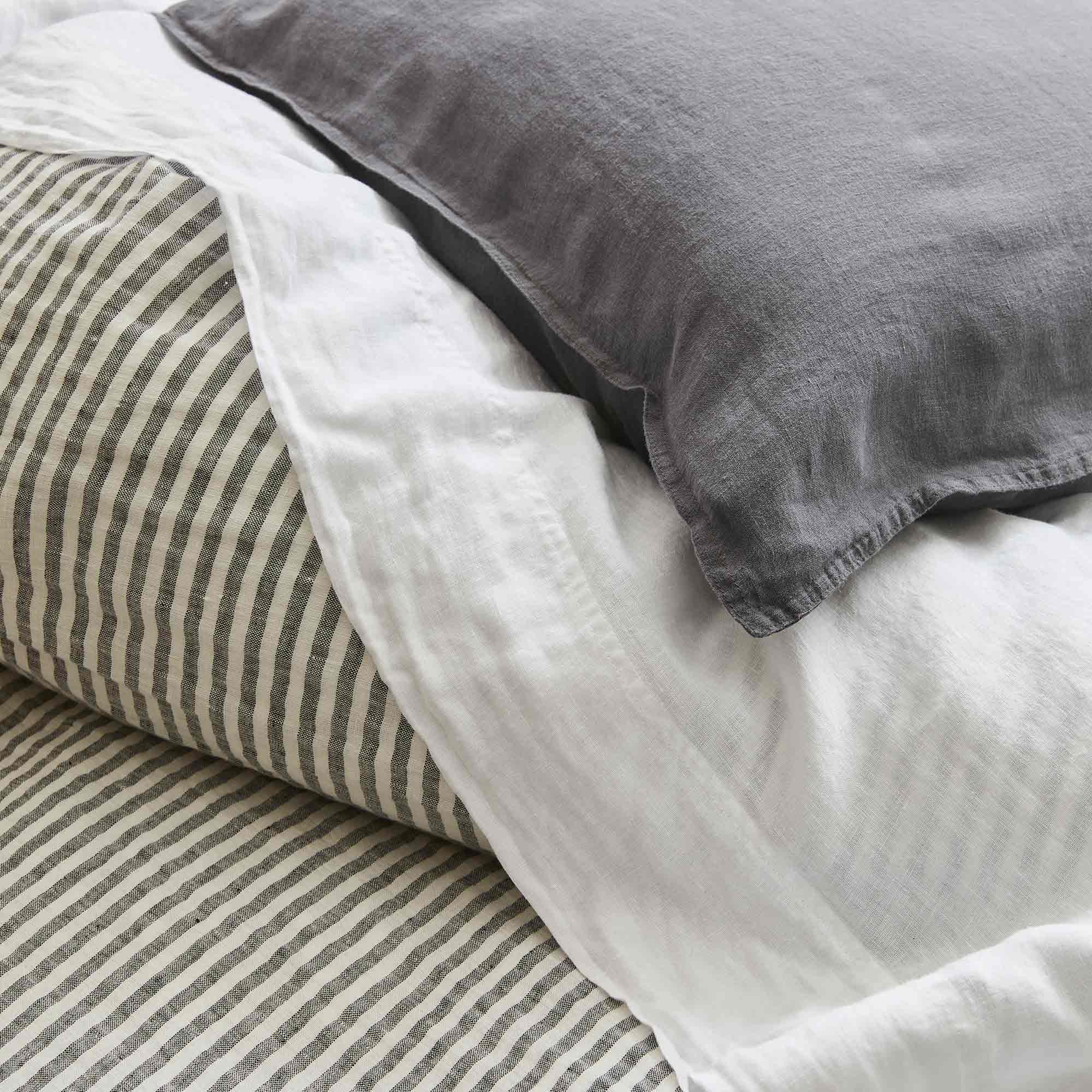 Washed Linen Core Sheet Set