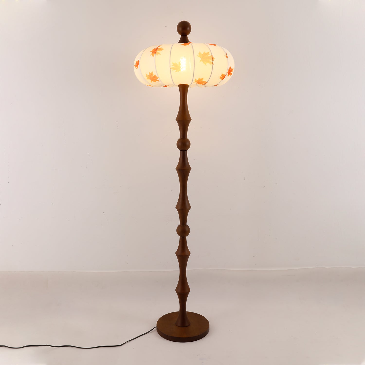 Milo Walnut Floor Lamp