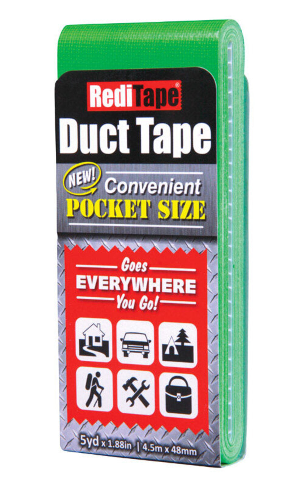 DUCT TAPE PCKT LMGRN 5YD