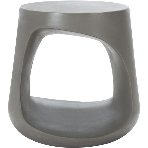 Vikki Concrete Accent Stool Safavieh