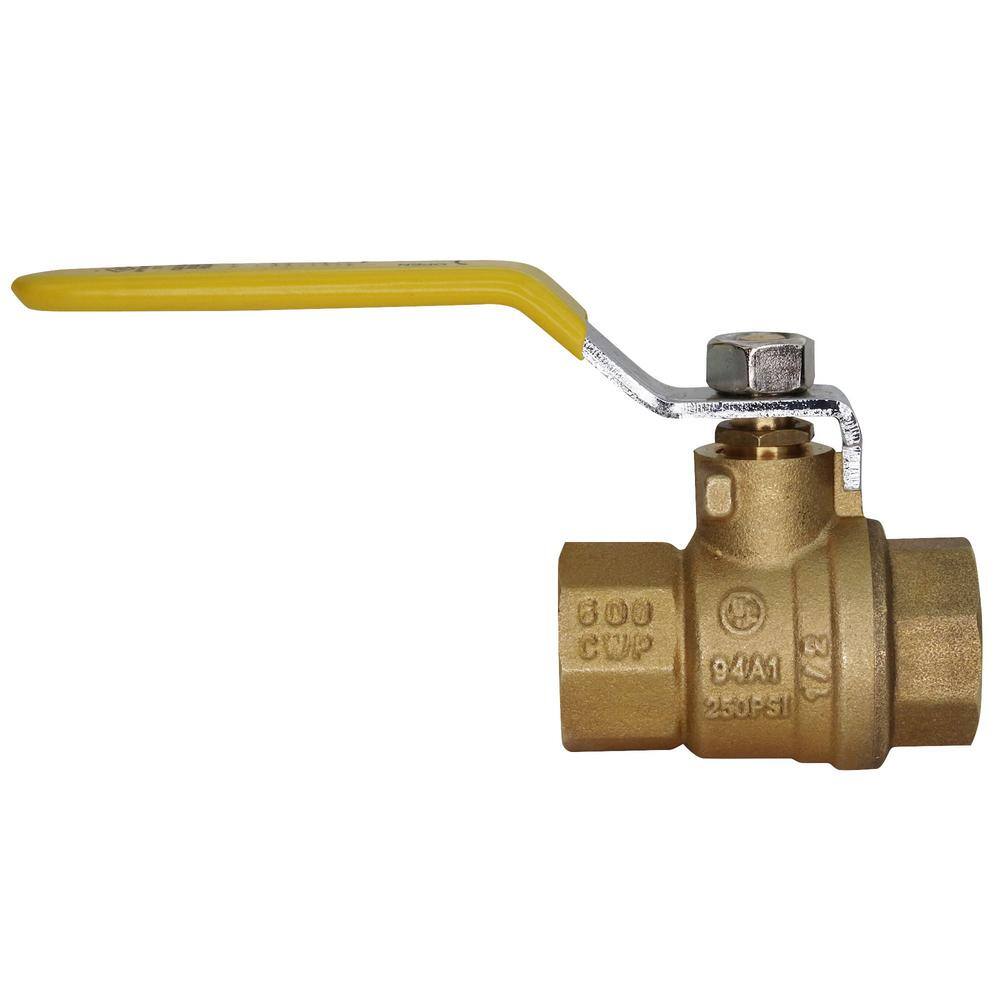 Apollo 12 in. Brass FNPT x FNPT Full-Port Ball Valve 94A10301