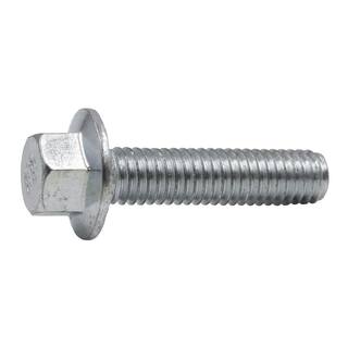 Everbilt M6-1.0 x 25 mm Zinc-Plated Steel Flange Bolt (2 per Bag) 802558