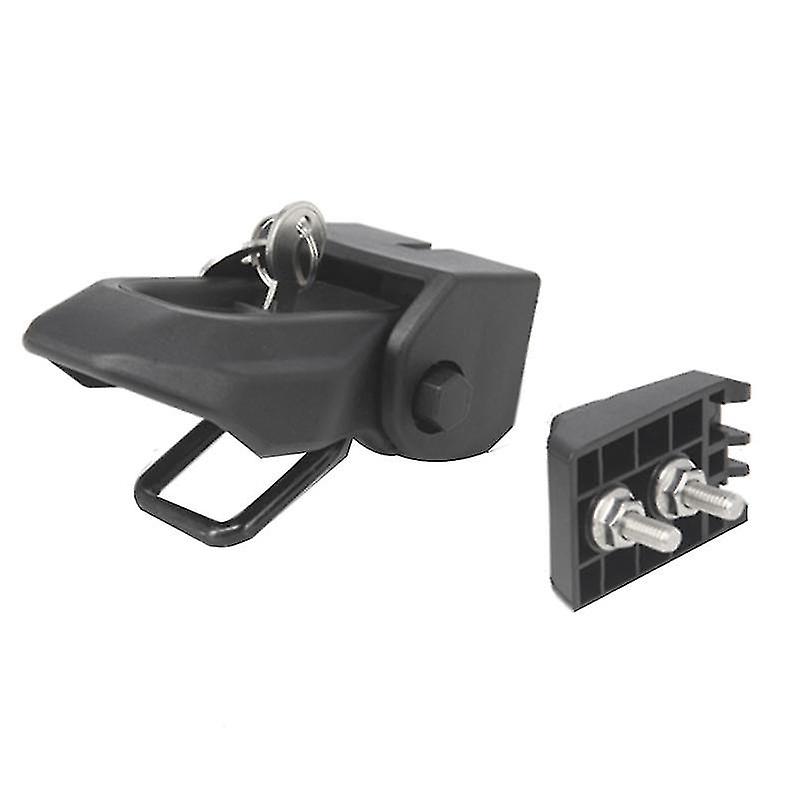 1 Pair Locking Hood Catch Bonnet Latch With Key Kit Abs+metal Durable And Anti-rust For Wrangler Jl