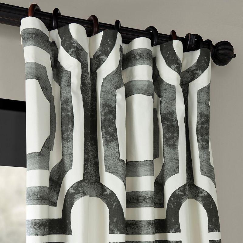 EFF 1-Panel Mecca Lined Window Curtain