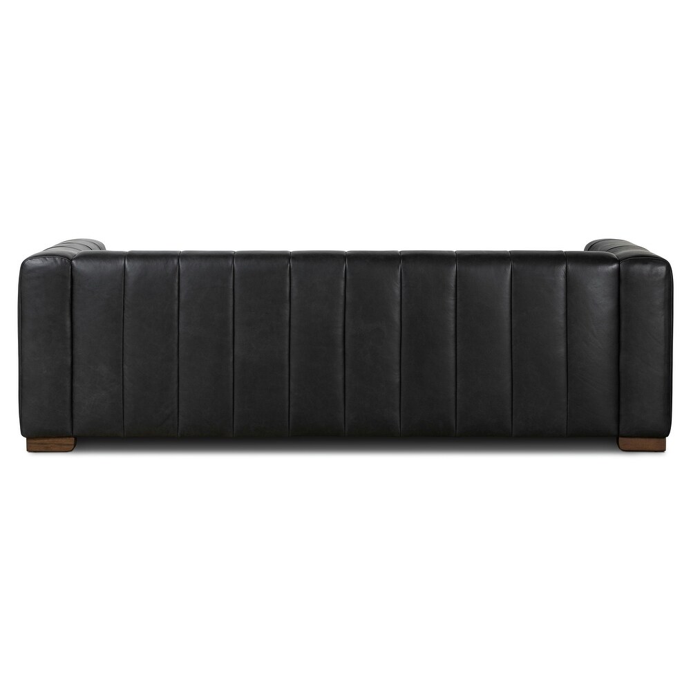 Poly and Bark Canale Sofa   Genuine Italian Leather