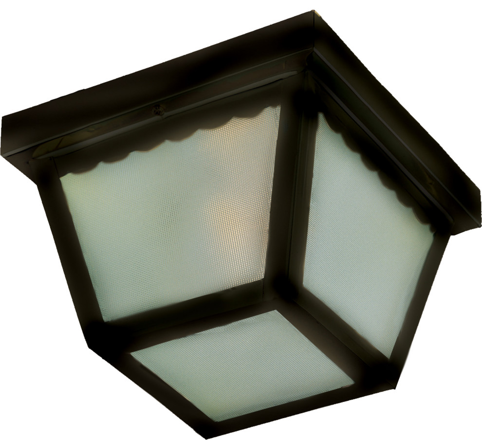 Outdoor Essentials Square Flush Mount (Set of 8)   Transitional   Outdoor Flush mount Ceiling Lighting   by HedgeApple  Houzz