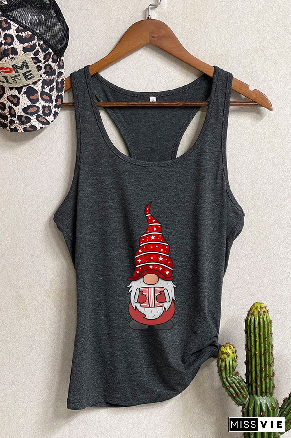 Christmas Gnomes Sleeveless Tank Top Wholesale