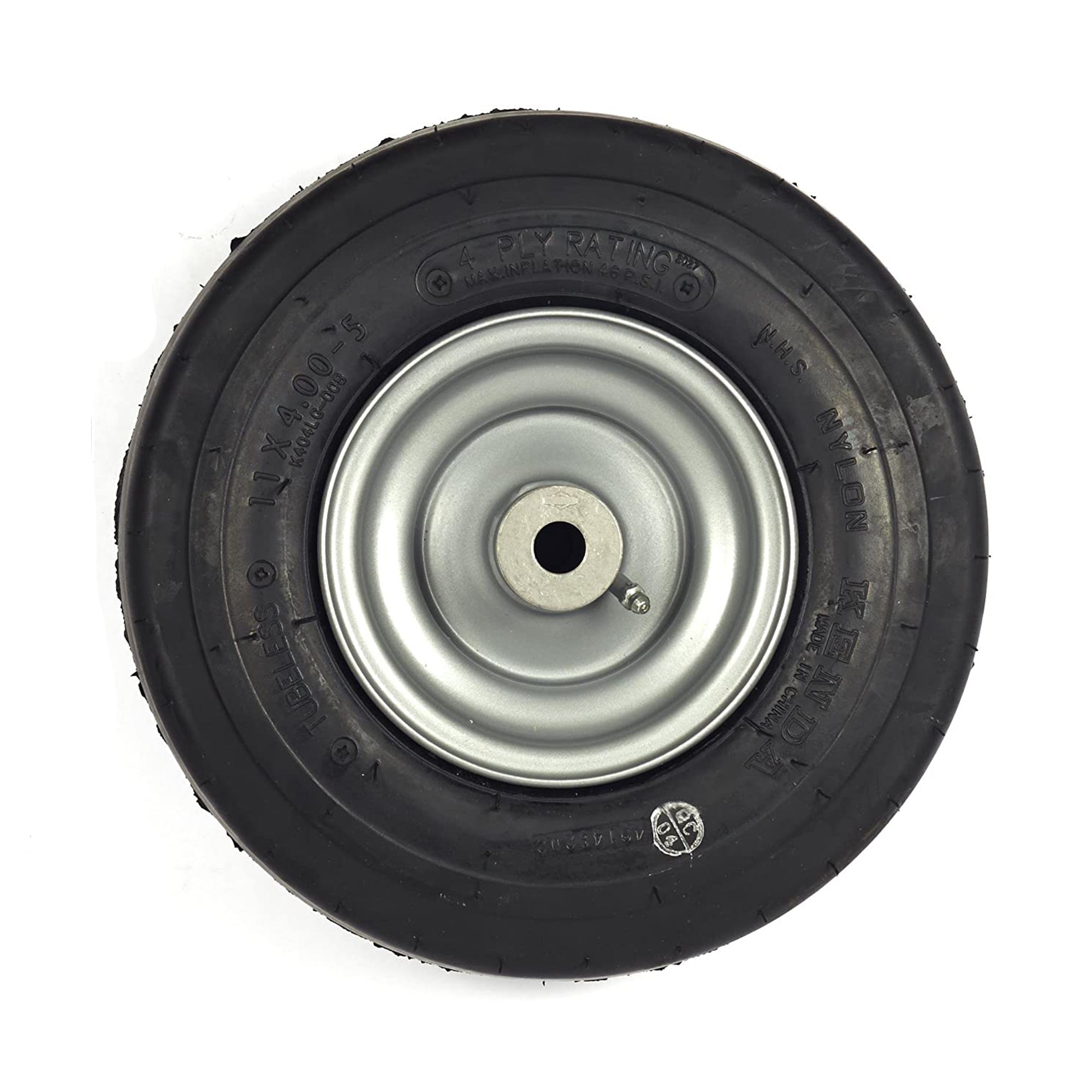 Genuine OEM Snapper Wheel & Tire Assembly (11x4x5) for 2690642, 2690644, 2690715, 2690770, 2690771, 2691036-00, 2691037-00, 2691037-01, 2691039-00, 2691040-00 Lawn Mowers / 1734013SM