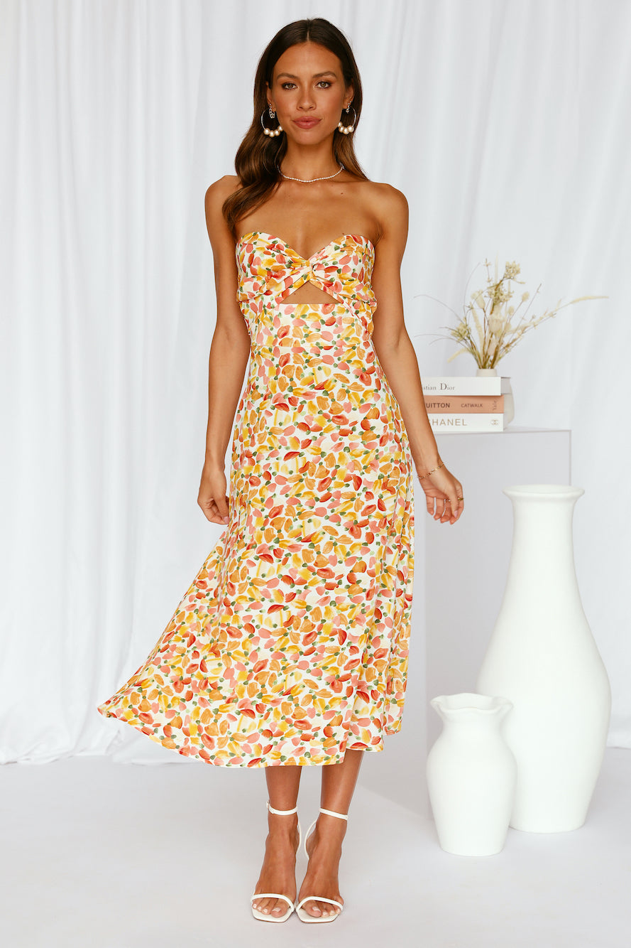 High Note Midi Dress Floral