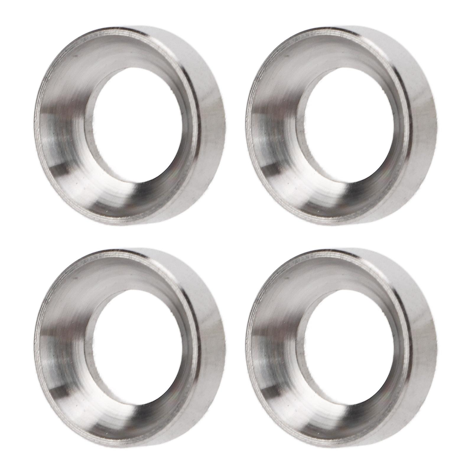 4pcs Bicycle Gasket High Toughness Corrosion Resistance No Rust Compact Lightweight Convex Washer Spacer For Bike