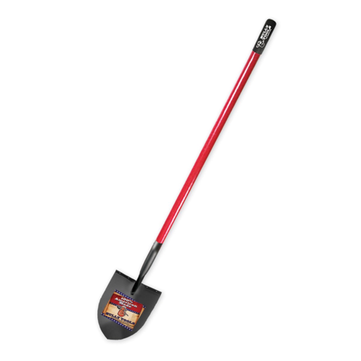 Bully Tools 92718 12-Gauge Irrigation Shovel with Fiberglass Long Handle