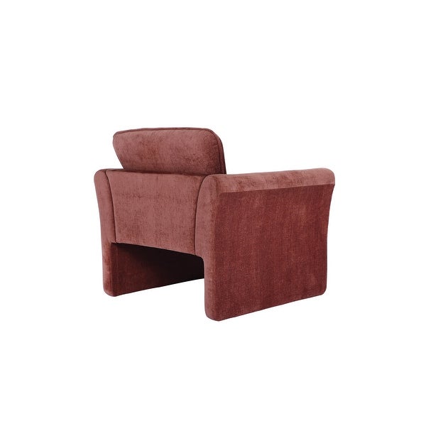 Chenille Fabric Upholstered Chair