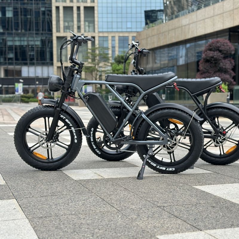 fatbike OUXI H9 Fat tire electric bikes in EU warehouse hybrid bike all terrain electric bike