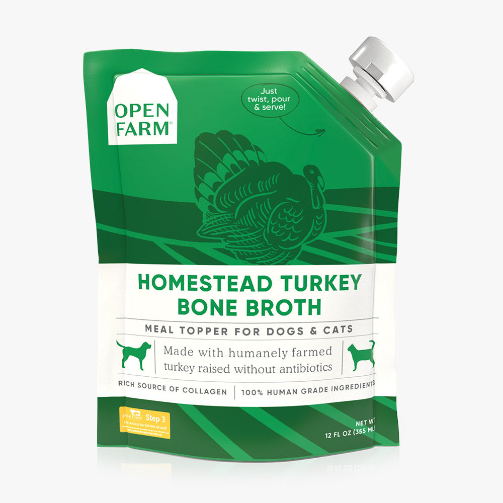 Open Farm Homestead Turkey Bone Broth for Dogs and Cats andndash; Pet Empire and Supplies