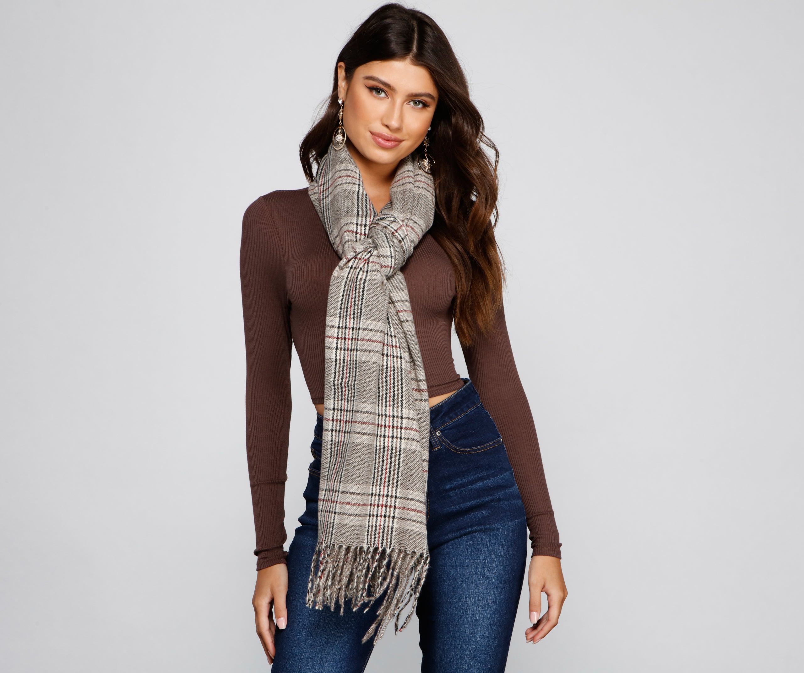 Classic Cozy Plaid Scarf