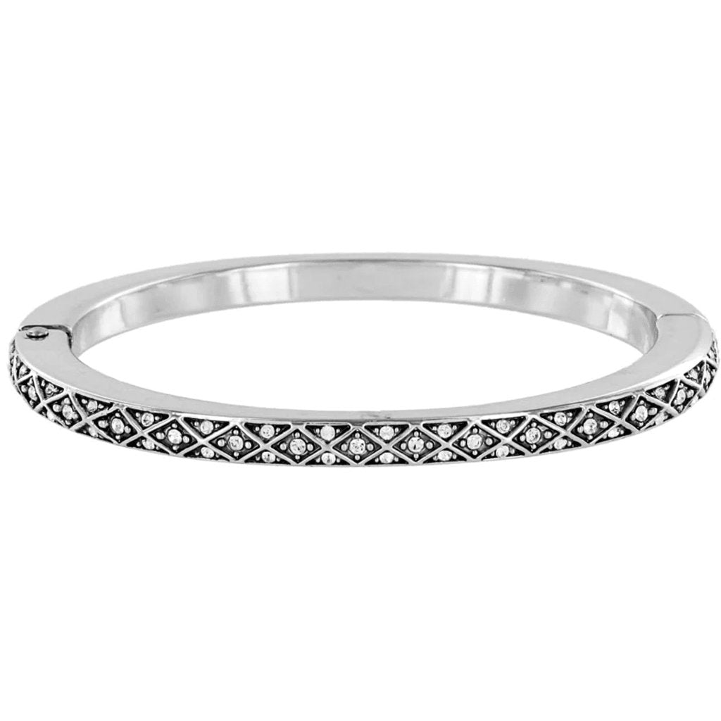 Brighton  Diamond Hinged Bangle