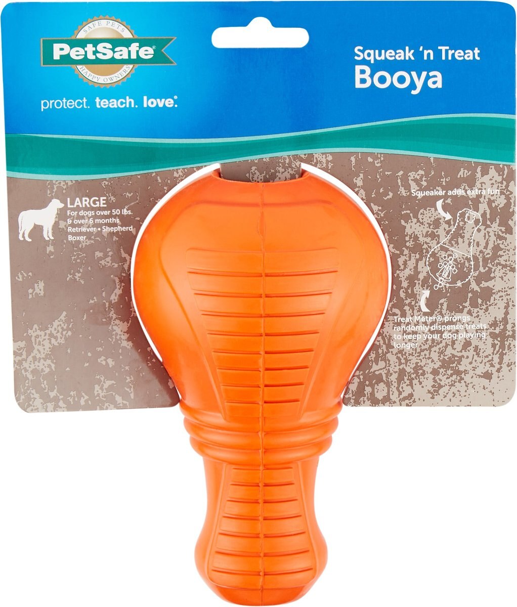 PetSafe Busy Buddy Squeak-N-Treat Booya Tough Dog Chew Toy