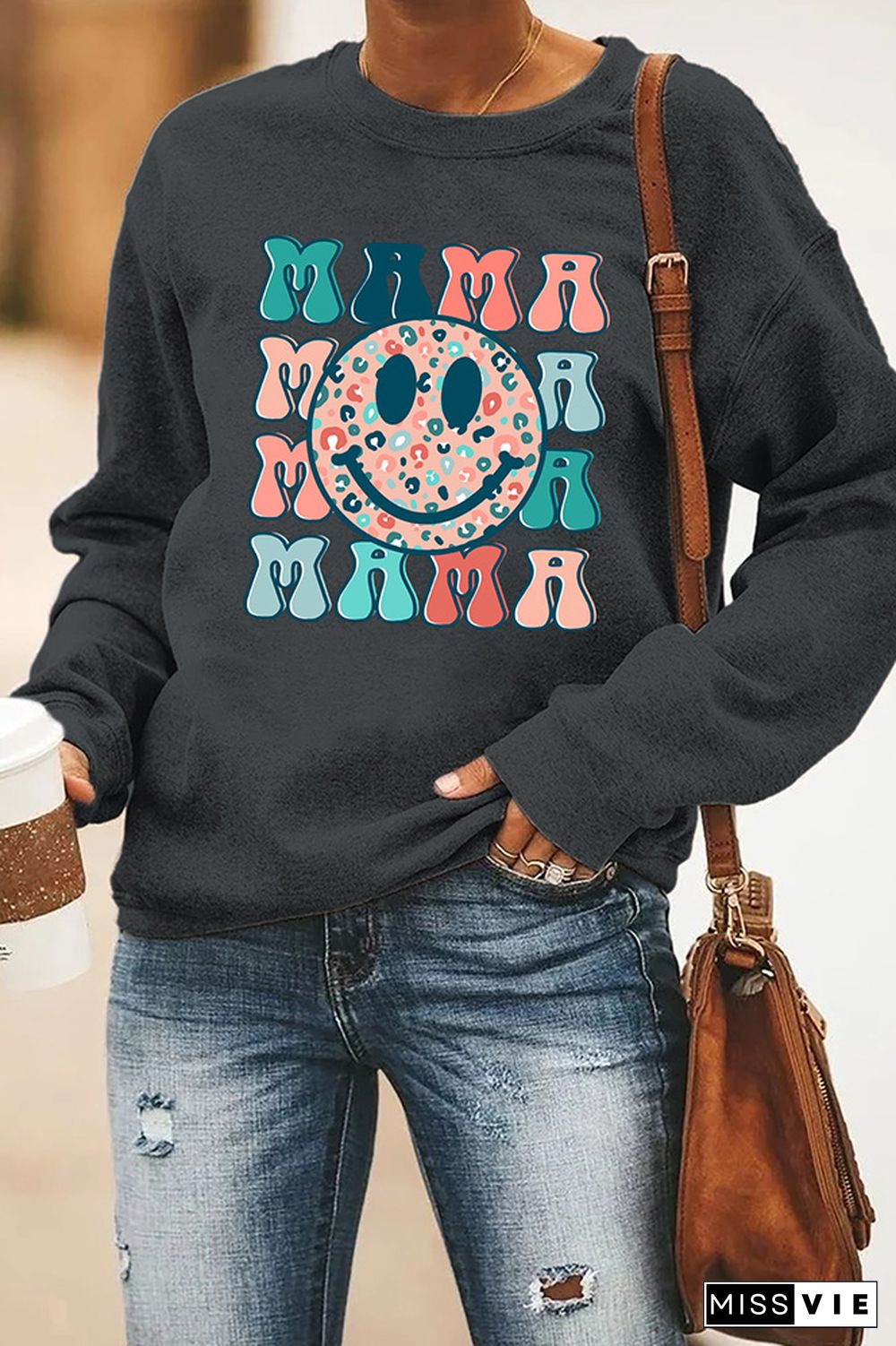 Retro Vintage Mama Sweatshirt