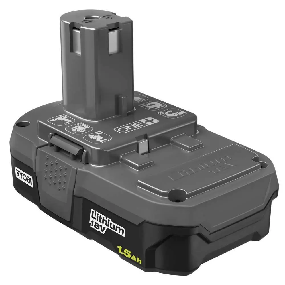 RYOBI ONE 18V Cordless Portable Inflator Kit with 1.5 Ah Battery and 18V Charger