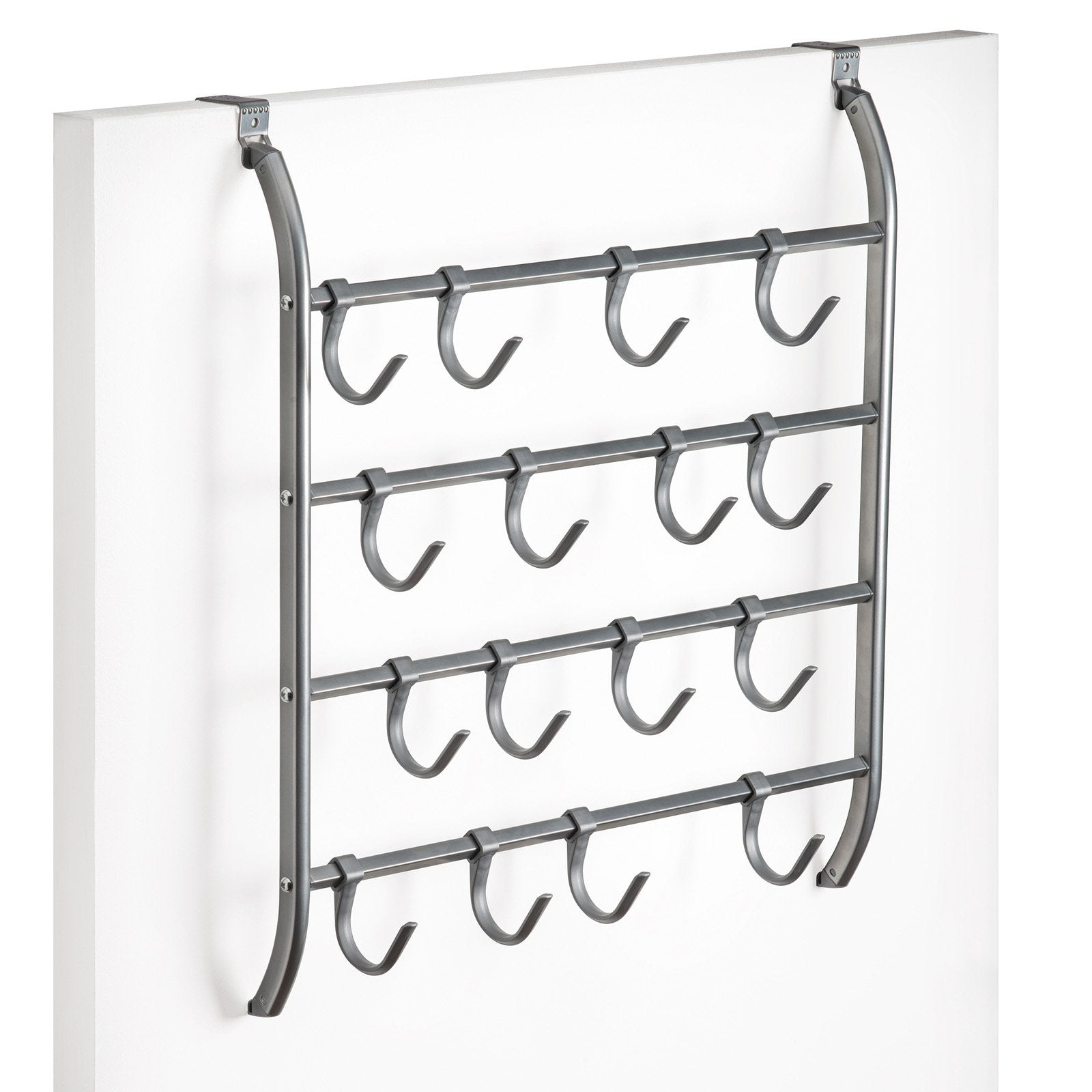 Lynk Over Door or Wall 16 Hook Organizer Rack