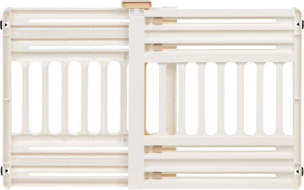 IRIS USA Expandable Dog Gate， 24-39-in， White