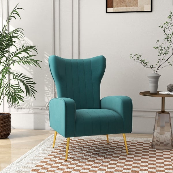 Upholstered Wingback Accent Chair