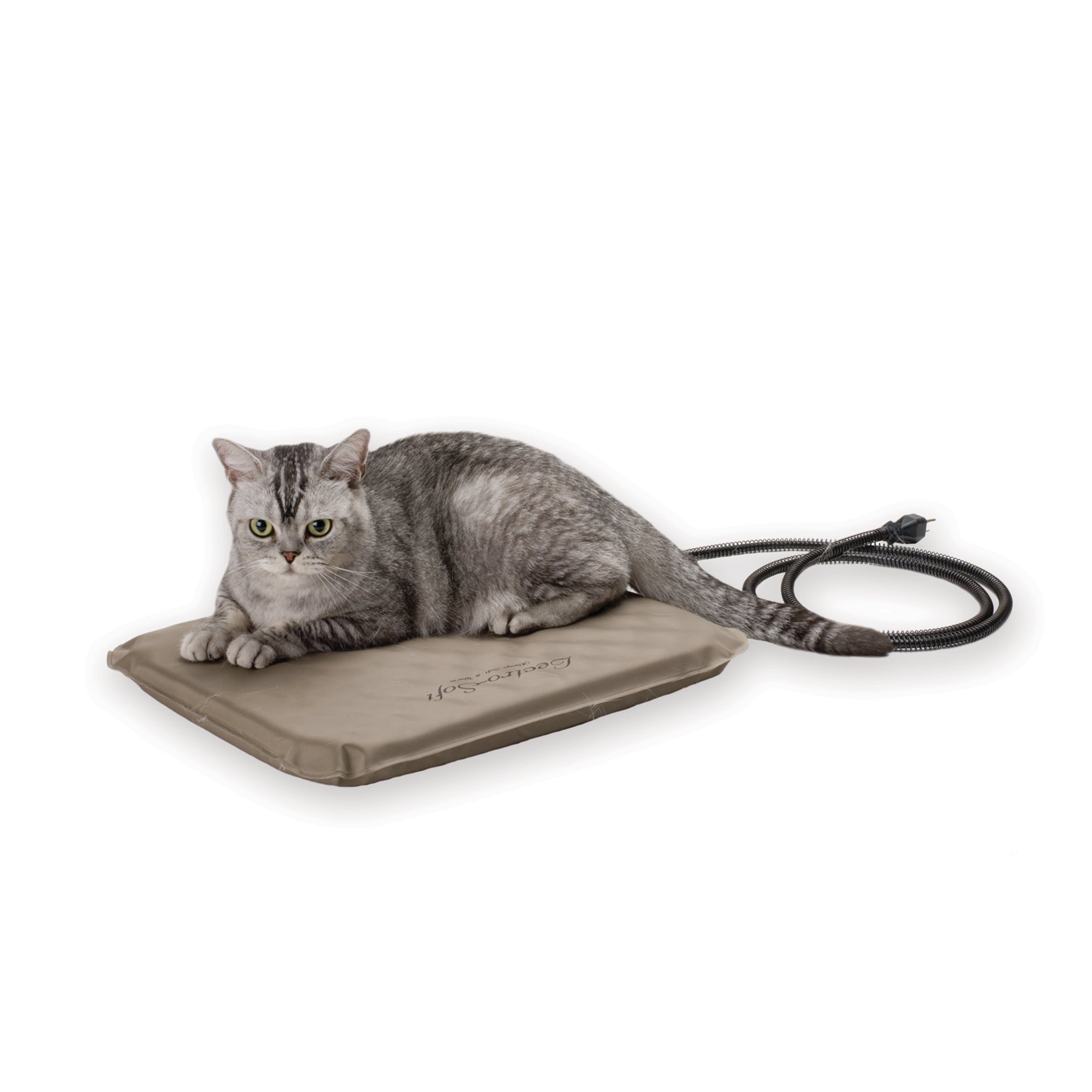 KandH Lectro-Soft Outdoor Heated Pet Bed， Tan